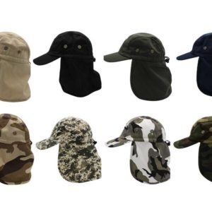 Cap UV Protection W/ Ear and Neck Flap Hat for Fishing Sun Outdoor Garden Hike