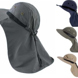 Wide Brim Bucket Flap Bonnie Hat Brim Neck Ear Cover Cap Fishing Hiking Hunting