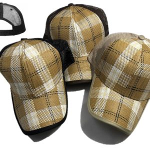 Straw Bamboo Plain Baseball Cap JS-45