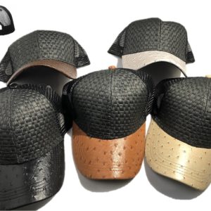 Straw Bamboo Plain Baseball Cap JS-15