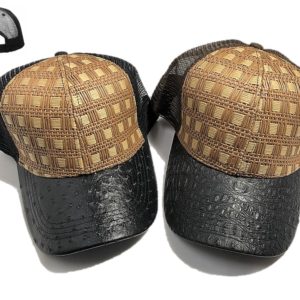 Straw Bamboo Plain Baseball Cap JS-22