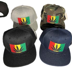 Marijuana Weed Rasta Patch  Cap Snapback SB-6