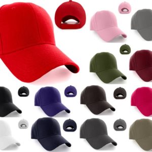 Plain Baseball Cap Adjustable Hook