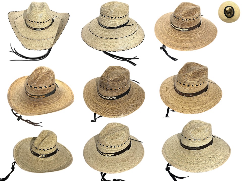 Straw Mexican Large Brim Ranch Cowboy Hat