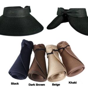Women Large Clip On Visor Foldable