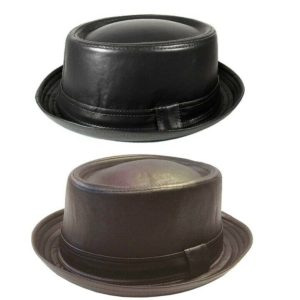 Porkpie Faux Leather