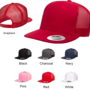 Yupoong 6006 5 Panel Trucker Snapback Cap
