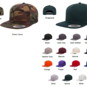 Yupoong 6089M & CM 6 Panel Premium Snapback Cap