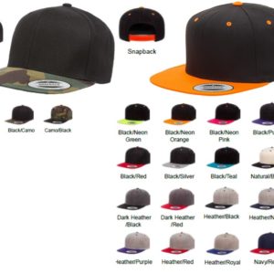 Yupoong 6089MT & TC 6 Panel Premium Snapback Cap