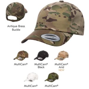 Yupoong 6245 MC 6 Panel Brass Buckle Dad Cap