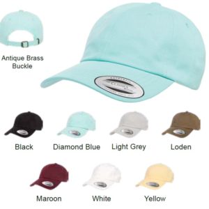 Yupoong 6245 PT 6 Panel Brass Buckle Dad Cap