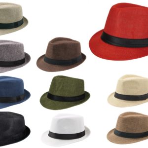 Plain Fedora with Black Band