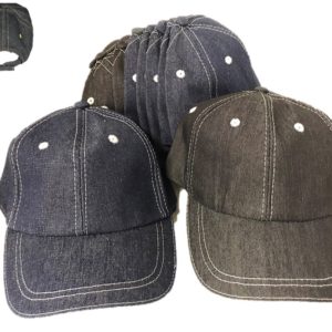 Kids Plain Jean Baseball Cap HB-Jean