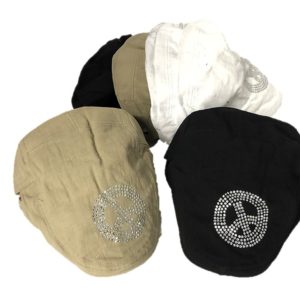 Ivy Cap Cotton Peace Sign Summer Style
