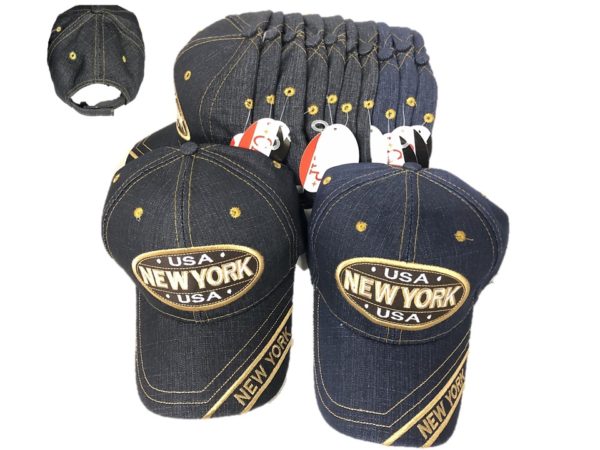 New York Jean Baseball Cap NY Jx-165D