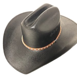 Hard Brim Panama Ranch Cowboy Hat Curve Top