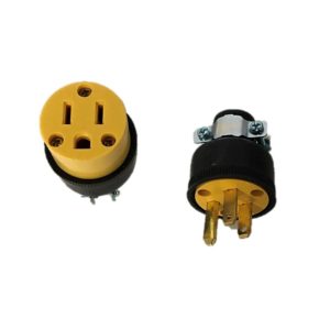 Male and Female Electrical Plug Socket