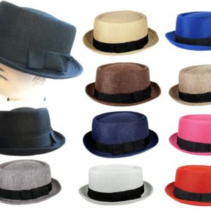 Fedora Plain Fabric Porkpie