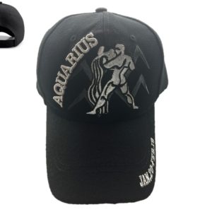 Aquarius Zodiac Sign Baseball Adjustable Cap