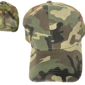 Plain Army Camo Mesh Style Cap