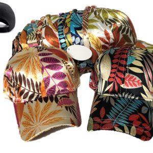 Plain Floral Print Style Adjustable Cap JF-5