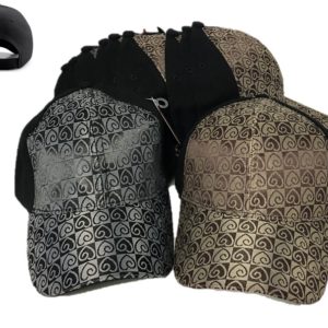 Plain Floral Print Style Adjustable Cap JF-12