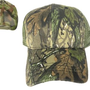 Plain Huting Camo Mesh Style Cap