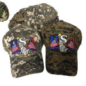 Camo USA Baseball Cap Jm-30