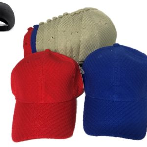 Plain Mixed Color Pinwheel Style Adjustable Cap