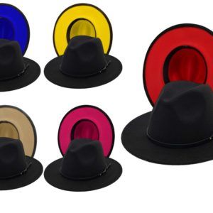 Fedora Belt Band Men Women Felt Vintage Style