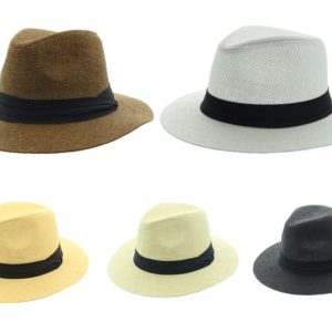 Big Brim Panama Summer Straw Style Hat Fedora